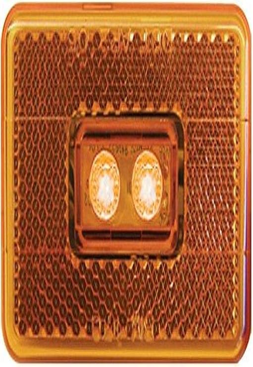 Perterson V170A Piranha Amber LED Clearance/Side Marker Light with Reflex (3001.7272)