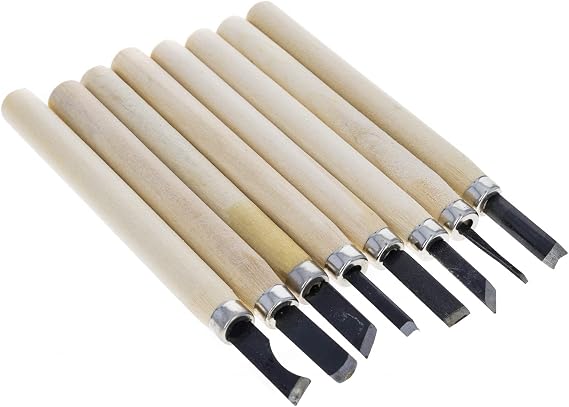SE Wood Carving Chisel Set (8 PC.) - 773WC