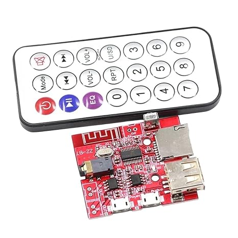 3W Car Bluetuth 4.1 MP3 Decoding Board Speaker Amplifier Audio Receiver Module Support USB/TF/U-Disk/IR Remote ControlNew 2025 Arrival for New Reliable Electronic Component, Precision