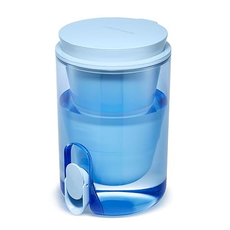 LifeStraw Home BPA-Free Studio Water Filter Dispenser, 10-Cup, Icelandic Blue