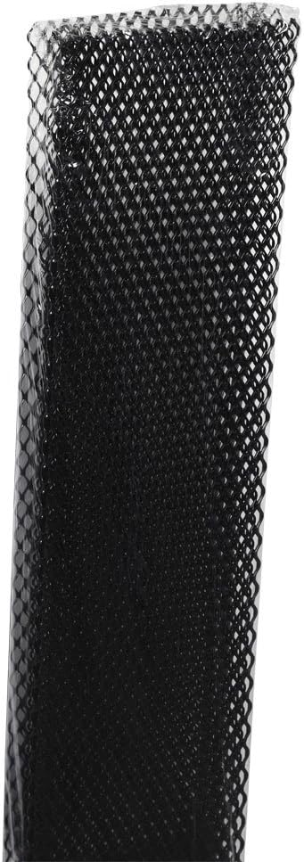 Flex-Drain 441-253 5 In Lock-On Gutter Guard Galvanized, 3-Feet, Black - Pack of 5