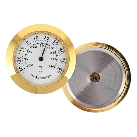 LIOOBO 2Pcs Mini Temperature and Humidity Monitor Accurate Indoor Hygrometer for Guitar Cases Reptile Terrariums Kitchen and Greenhouse Use High Precision Sensor for Real