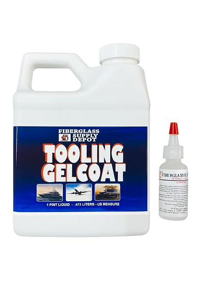 Red Tooling Gelcoat Pint with 15cc Hardener (MEKP)