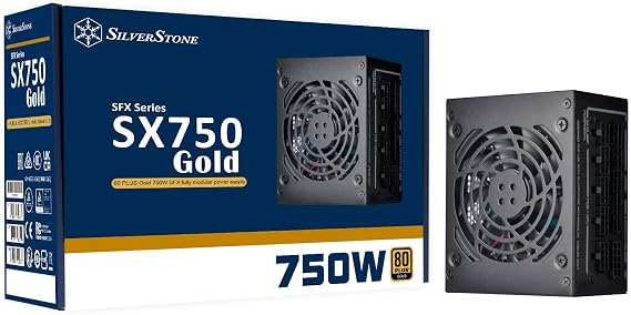 Silverstone Technology SX750 Gold 80 Plus Gold 750W SFX Fully Modular Power Supply SX750-G