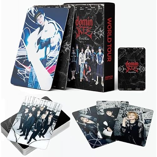 55PCS Stray-K Photocards,Stray-K Lomo Cards Greeting Cards for CollectionBlue