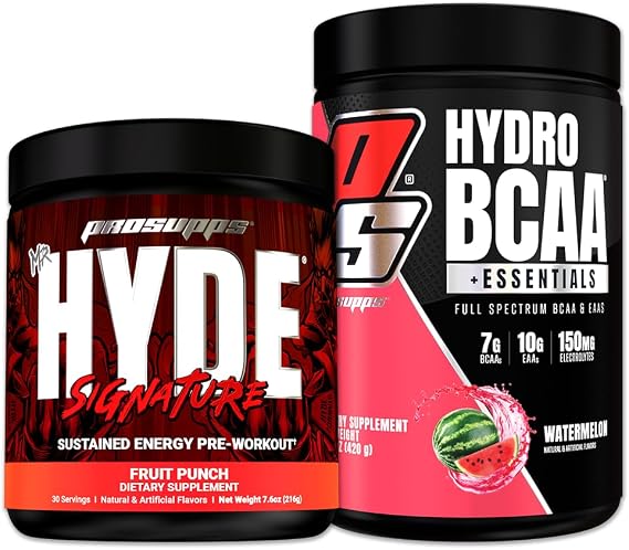 ProSupps Mr. Hyde Signature Series & HydroBCAA+Essentials Bundle
