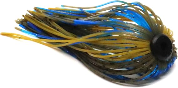 Harmony Fishing Quick Change Umbrella Skirts for Fishing Jigs, Spinnerbaits, Buzzbaits, Lures, Baits (10 Pack)