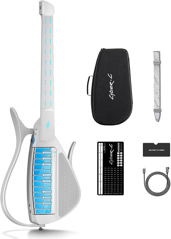 Enya CYBER-G Saitenlose Smart-Gitarre mit LED-Tasten & App