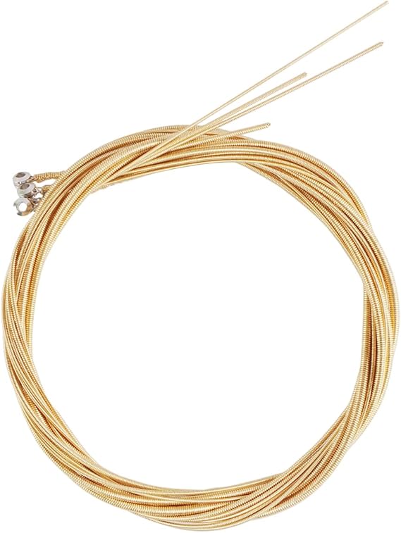 Professional Bass Guitar Strings Brass Acoustic Electric Bass Strings Portable and Wear-resistant for Musicians and Live Performance