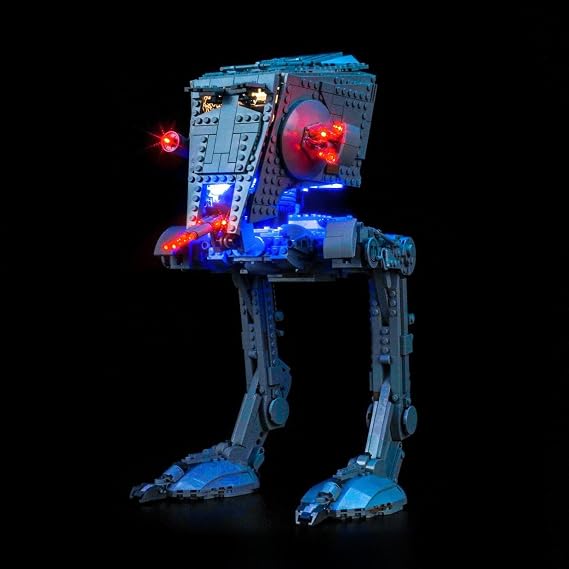 Decorative LED Light Kit Compatible with Lego 75417 at-ST Walker | No Building Blocks Included, Basic Version Lighting Set