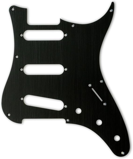 Pickguard for PRS SE Silver Sky Electric Guitars, Black Anodized, 1 Unit