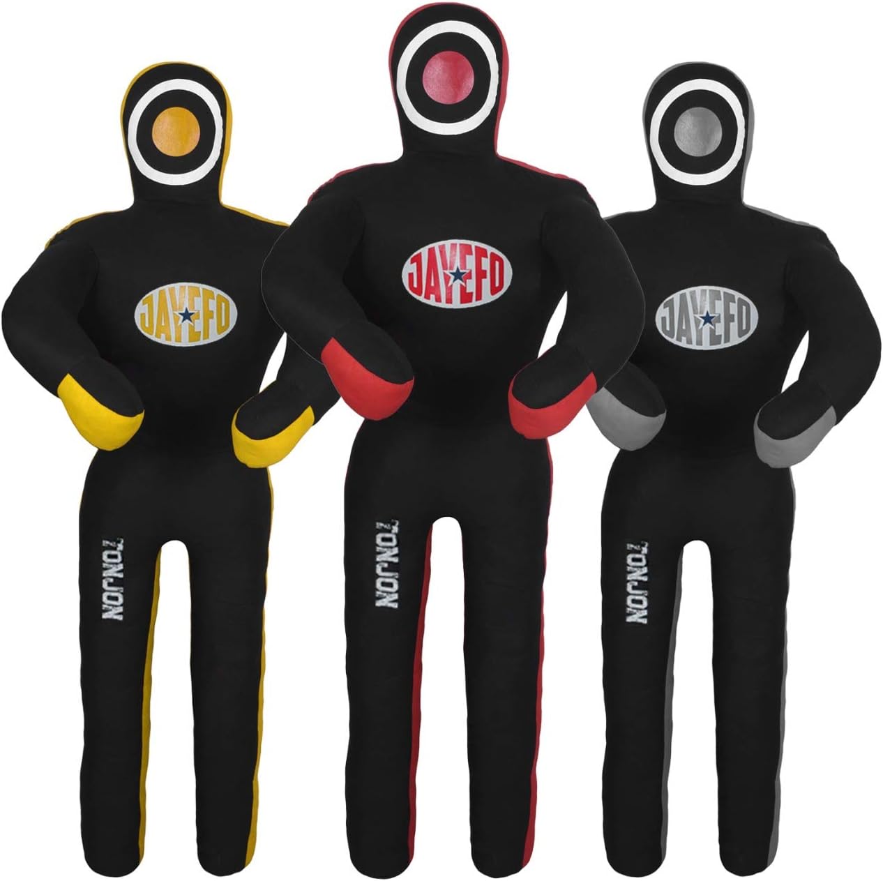 JAYEFO TONJON MMA Brazilian JIU Jitsu Grappling Submission Standing Sitting Laying Throwing Dummy Wrestling Dummy Punching Heavy Bag - UNFILLED