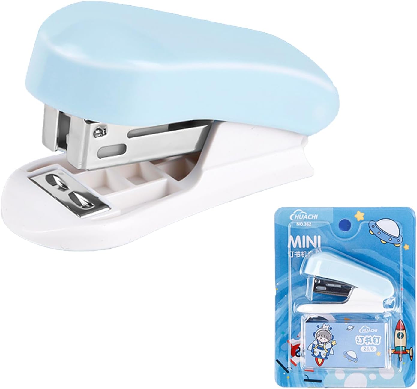 Mini Stapler, Highly Durable, Reduces Force, Lightweight, Portable, Exquisite, Cute, File Organization, Document Summary, Office, Office Work, Study, School Supplies, For Elementary Schools, Middle