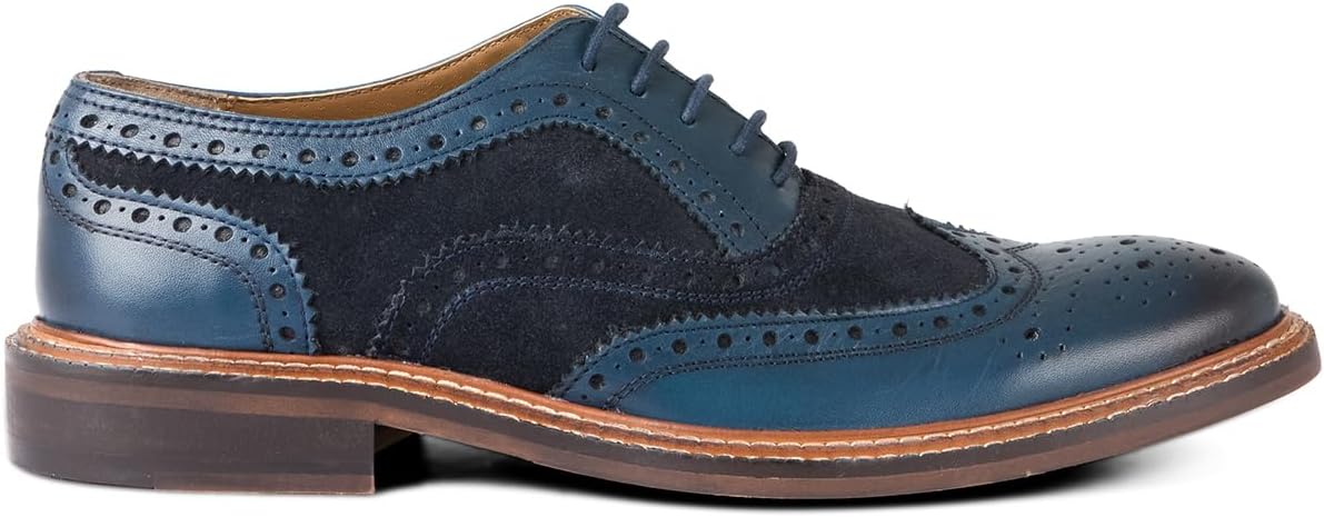 Joe Browns Men's East Side Double Stitched Leather Brogues