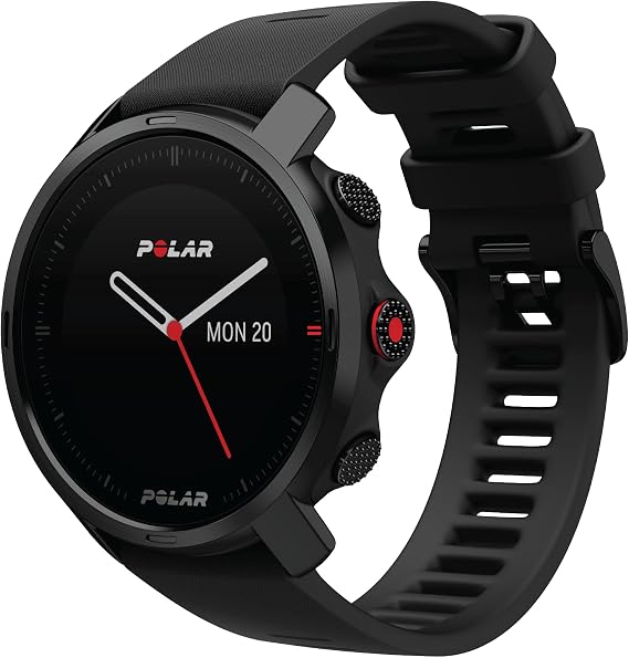 POLAR Grit X - Rugged Multisport GPS Smart Watch - Ultra-Long Battery Life, Wrist-Based Heart Rate, Military-Level Durability, Sleep and Recovery, Navigation - Trail Running, Mountain Biking, Black