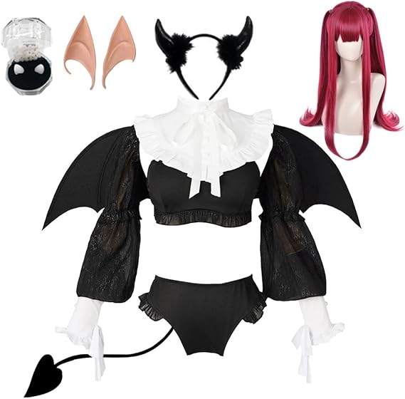 Juejuezi Kitagawa Cosplay Devil Costume Outfit My Dress Up Darling Dress Halloween Costumes for Women