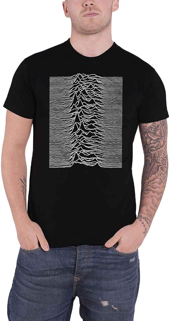 Joy Division Men's T-Shirt Unknown Pleasures Black