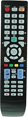 Universal Replacement Remote Control Fit for Samsung LN55B650 PN58B550 LN52B550 PN63B550 LN52B610 PN58B560 LN46B650 LN46B650A1F PN63B590 LE37B553M3W LE37B554M2W LA32C650L1R Plasma LCD LED HDTV TV