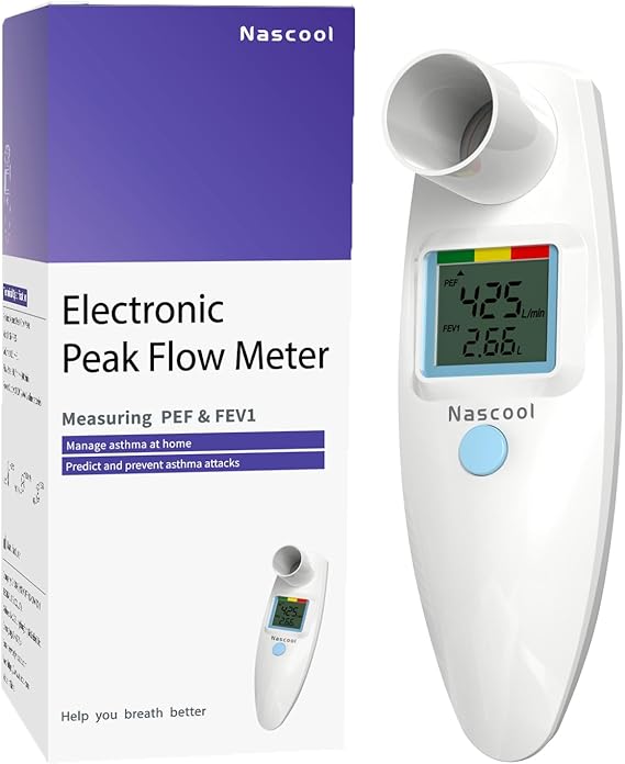 Nascool Peak Flow Meter for Adults & Kids