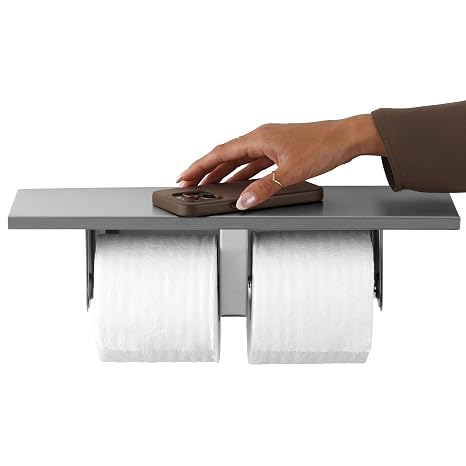 Bobrick B-2840 Toilet Paper Dispenser, Surface-Mounted, Stainless Steel