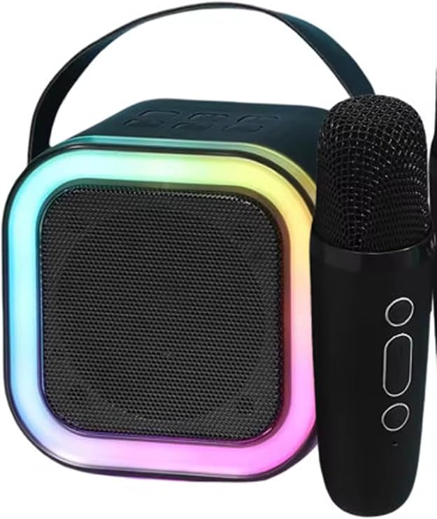 Vtn-36 Karaoke Kablosuz Hoparlör Mikrofonlu Rgb Işıklı Bluetooth