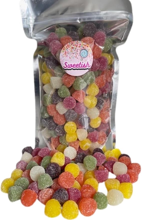 American Hard Gums Sweets - 1 Kilo Sharing Bag - 1KG - Pick and Mix Sweets for Parties, Gifts, and Sharing By Sweetish