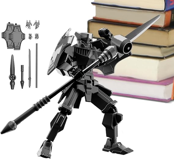 Multi Jointed Action Figures | Multi Jointed Movable Robot Action Figure | Articulated Robot Action Figures, Unique Collectibles for Desk Decoration