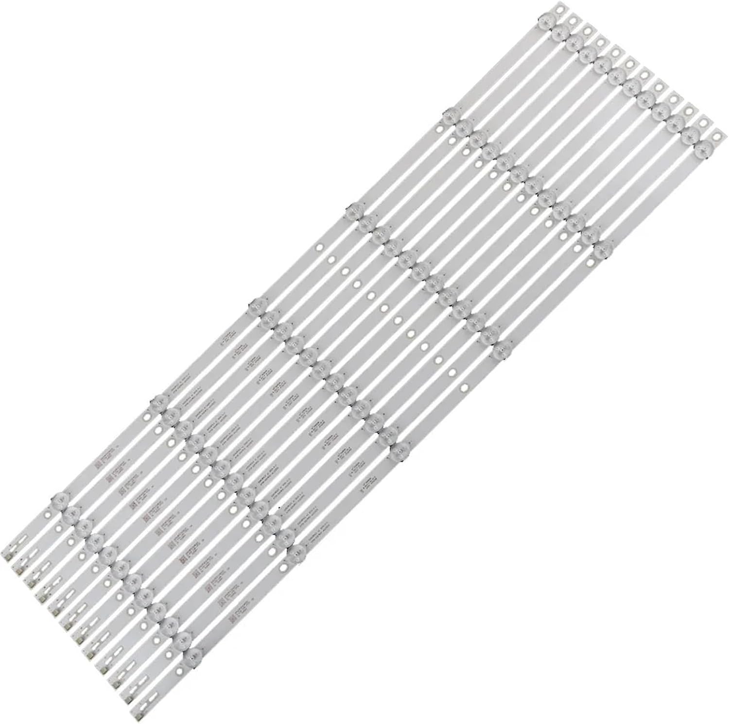 12 pcs LED Backlight Strip Compatible with Philips 65 TV 4708-K65WDC-A1113N21 65U810 65PUF6263T3 K650WDC2 6 Lamp A1213K01 Color:5lamp