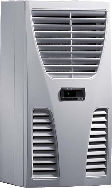 Rittal 3302.110, Blue e wall-mounted cooling unit, 1,296.61 BTU/hr, 115V, 60Hz, 21.7" Height x 11" Width x 5.51" Depth