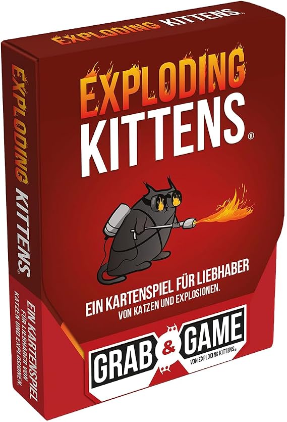 Exploding Kittens: Grab & Game Funny Party Game German