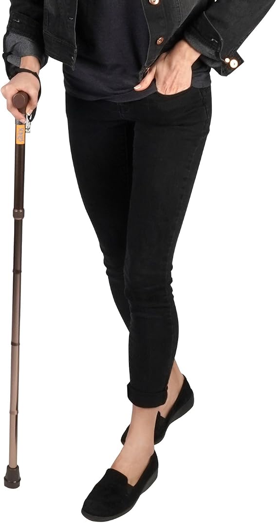 Soles Foldable Cane Walking Stick Bronze (SLS802BR)