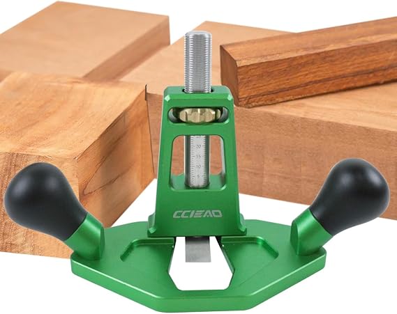 Handheld Router Plane for Woodworking Bottom Cleaning, Router Plane Adjustable Cutting Depth Manual Slotting Flat for Wood Craft, Craver