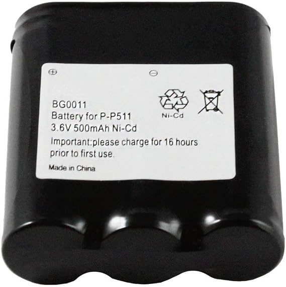 Fenzer Home Phone Battery BG0011 for Panasonic P-P511 ER-P511 HHR-P402 / KX-TGA510M N4HKGMA00001 / KX-TGA270 KX-TGA270S / GE 26400 86400 GE-TL26400