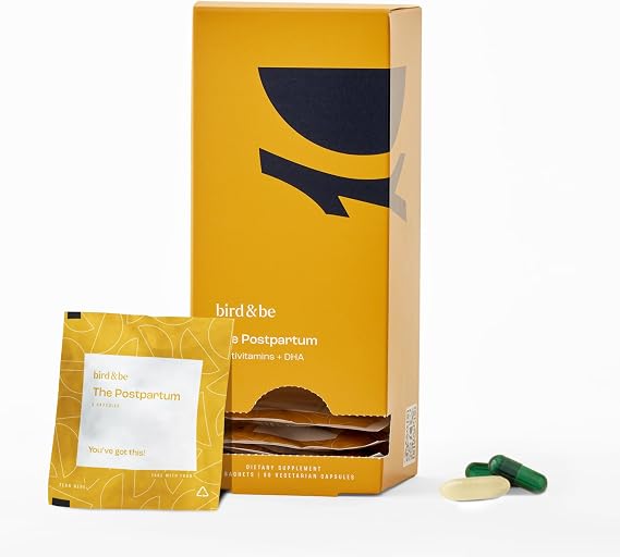 The Postpartum - Vitamins to Fuel Your Fourth Trimester - Formulated by Doctors with Nutrients to Support Hormones& Recovery - DHA Omega-3, Iron, Choline, B12-30-Day Supply