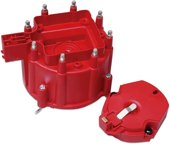 MSD 8416 Distributor Cap and Rotor HEI, Red