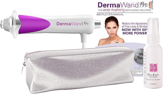 Facial Wand - Derma Wand Pro Portable Handheld Skin Therapy Wand Machine Argon/Neon Anti-Aging,