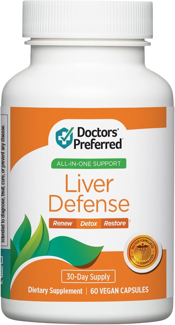 DOCTORS' PREFERRED Liver Defense with Milk Thistle Supplement, 60 ct