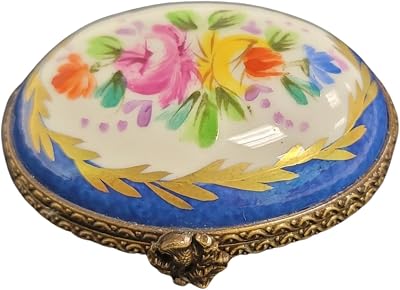 Limoges Blue Oval Pill