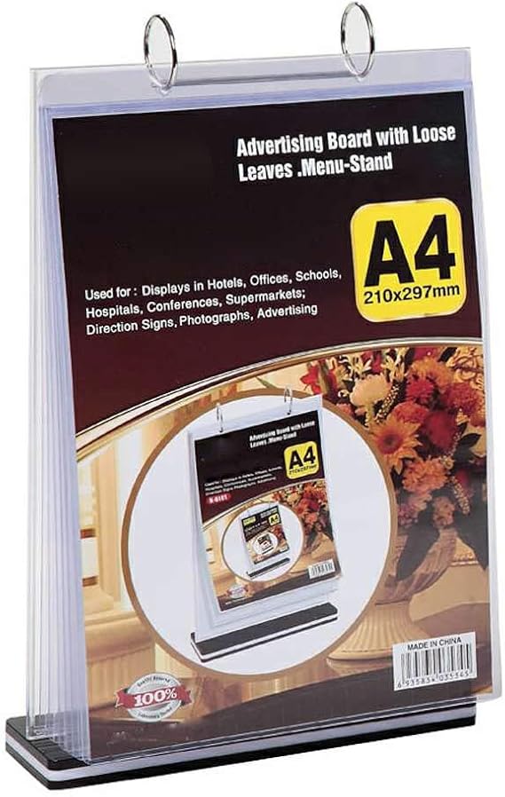 Multi-Function Display Card, menu Price Card, T Type 8.5 x 11,Flip A4 Desktop Card, Multi-Page Desktop Card, Multi-Page Beverage Card,