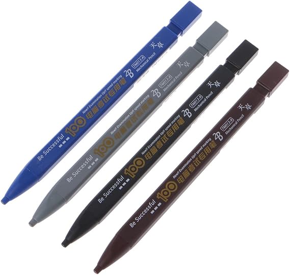 2B Black Holder Exam Mechanical Pencil Automatic Testing Grade Stationery