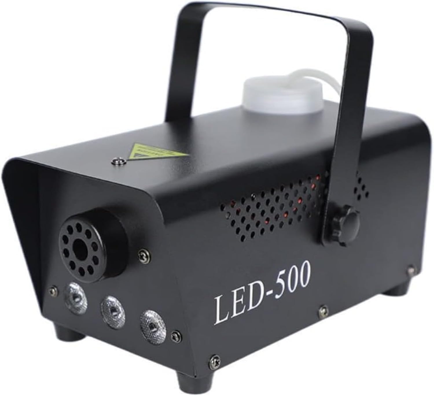 Smoke Machine 500W Fog Machine with RGB Heating Indicator Light, LED Stage Lighting Effect, Automatic Control, Smoke Product, Perfect for Weddings, Christmas, Halloween, Small Stage, Theater,