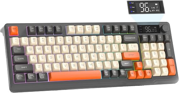 ZIYOU LANG M96 Wireless Gaming Silent Creamy 94Keys ANSI Membrane Keyboard