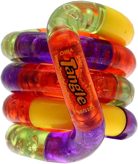 Tangle Junior Smooth - choose your colour (Green, Orange, Purple & Yellow) by Tangle