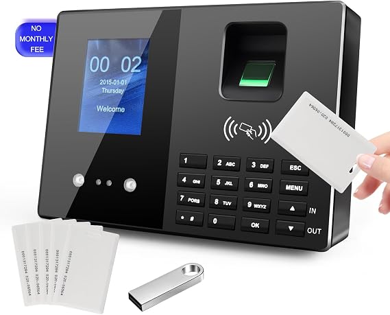 T200 Employee Fingerprint Time Clock