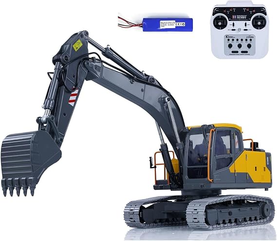 1/14 RC Excavator Double E E010 EC160E Full Alloy Metal Engineering Vehicle Digger