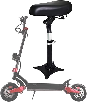 Adult Electric Scooter Adjustable Seat Saddle with Shock Absorber Seat Replacement T08 Electric Scooter