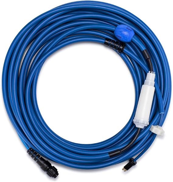 Dolphin Genuine Replacement Part Durable 60 FT Blue Cable with Swivel for Tangle-Free Operation 9995873-DIY