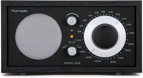 Tivoli Audio Model One AM/FM Table Radio in Black/Silver (M1BBS)