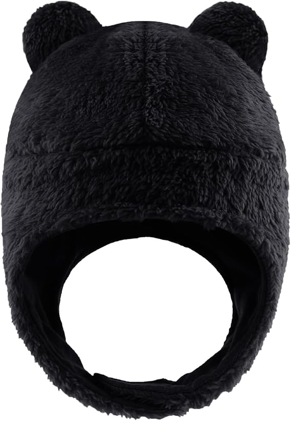 Peecabe Bear Baby Winter Hat Toddler Earflap Beanie Infant Snow Cap Unisex