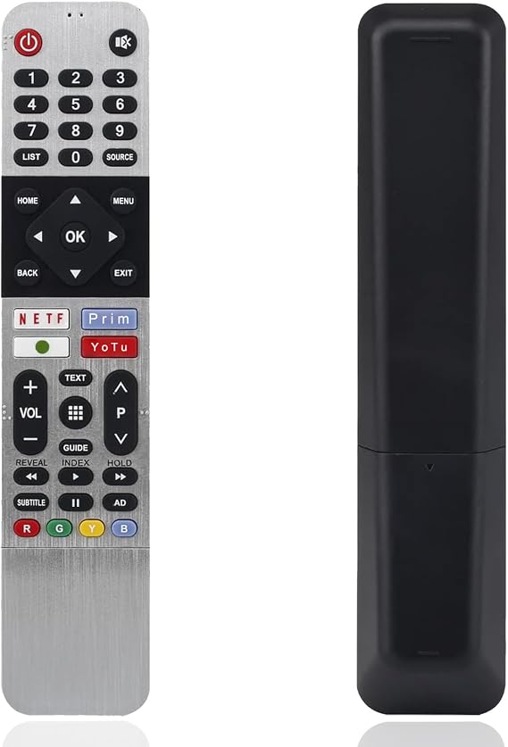 Replacement Remote Control for Skyworth Android Smart TV TB5000 UB5100 UB5500 - No Setup Required